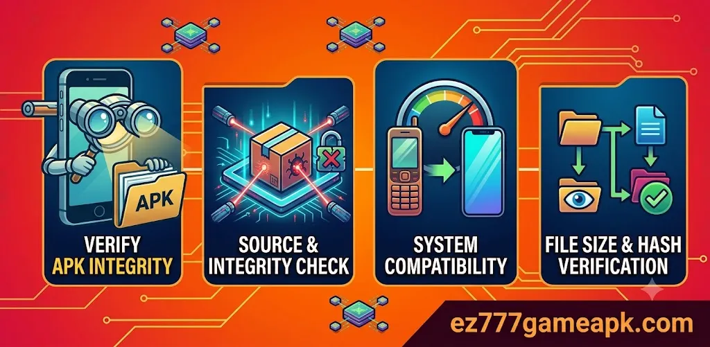 checking EZ777 APK old version compatibility and security before installation