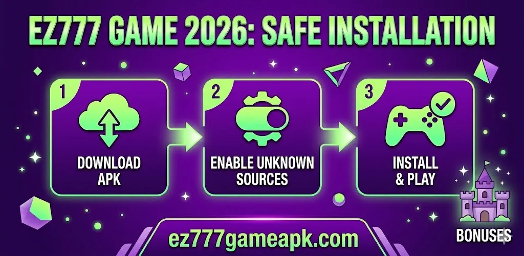 EZ777 game mobile gameplay interface for Android users