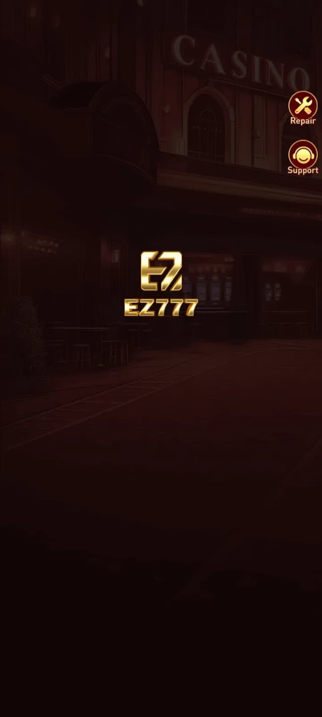 EZ777 app landing homepage interface preview