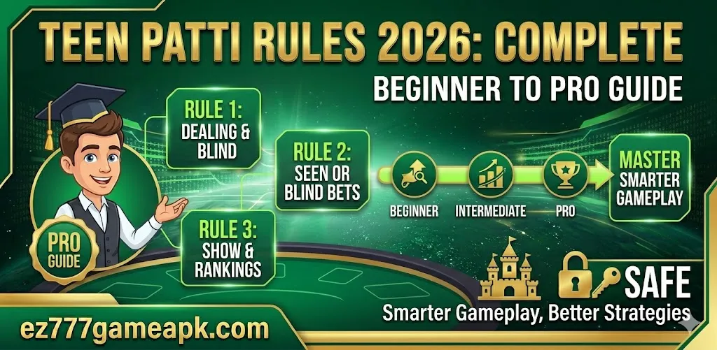 Teen Patti Rules 2026: Complete Beginner to Pro Guide for Smarter Gameplay